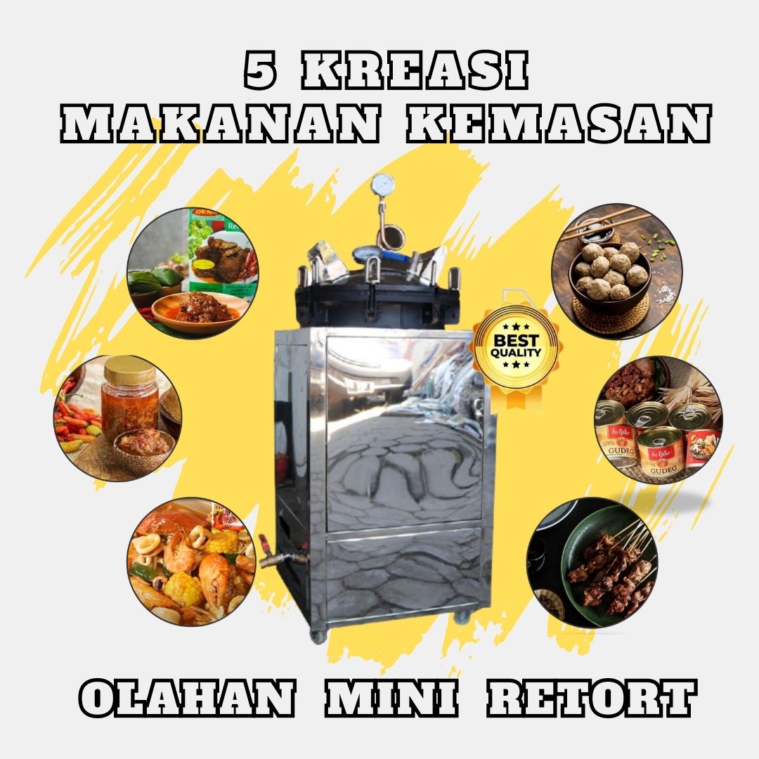 5 Kreasi Makanan Kemasan Awet Dengan Mini Retort Inagi