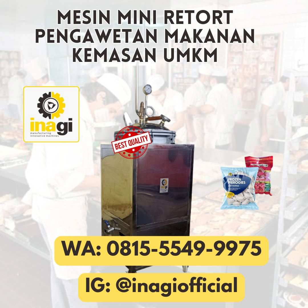 Mesin Mini Retort Opor Ayam Instan untuk Idul Fitri