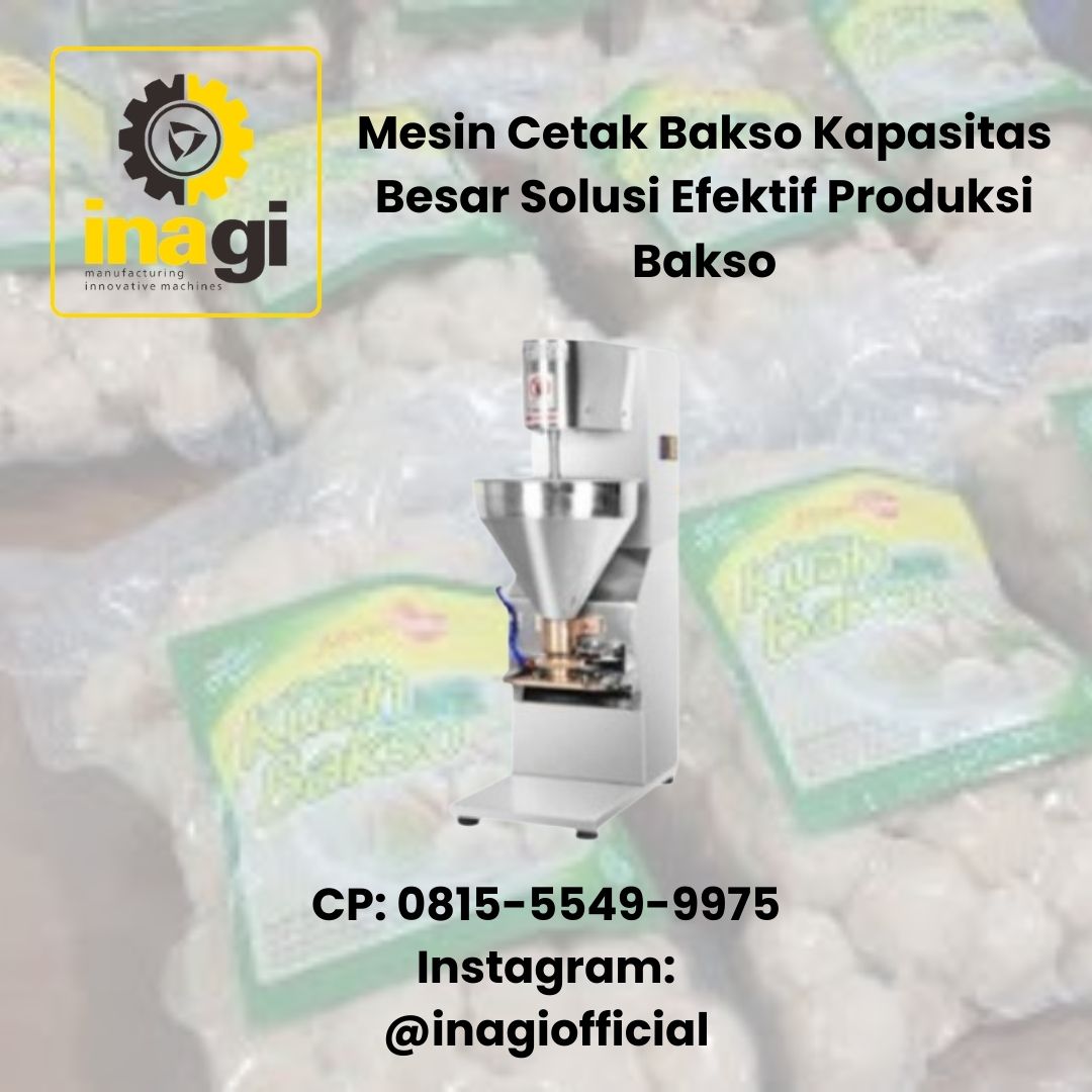 mesin cetak bakso