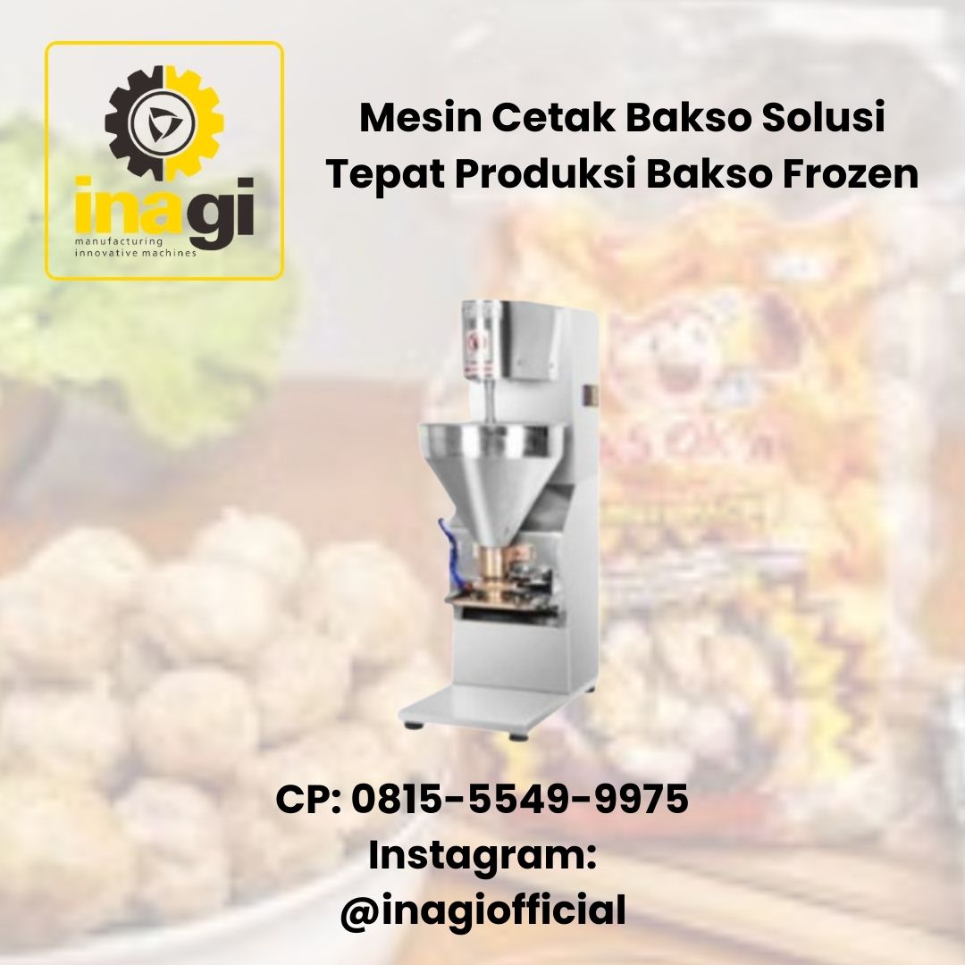 mesin cetak bakso