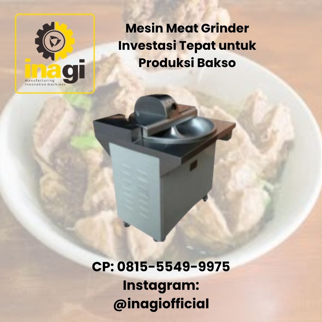 mesin meat grinder investasi produksi bakso