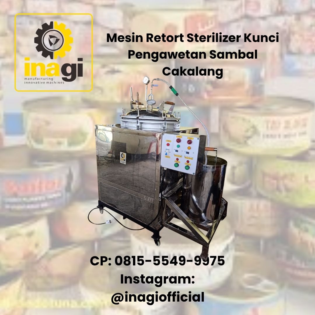 mesin retort sterilizer sambal cakalang