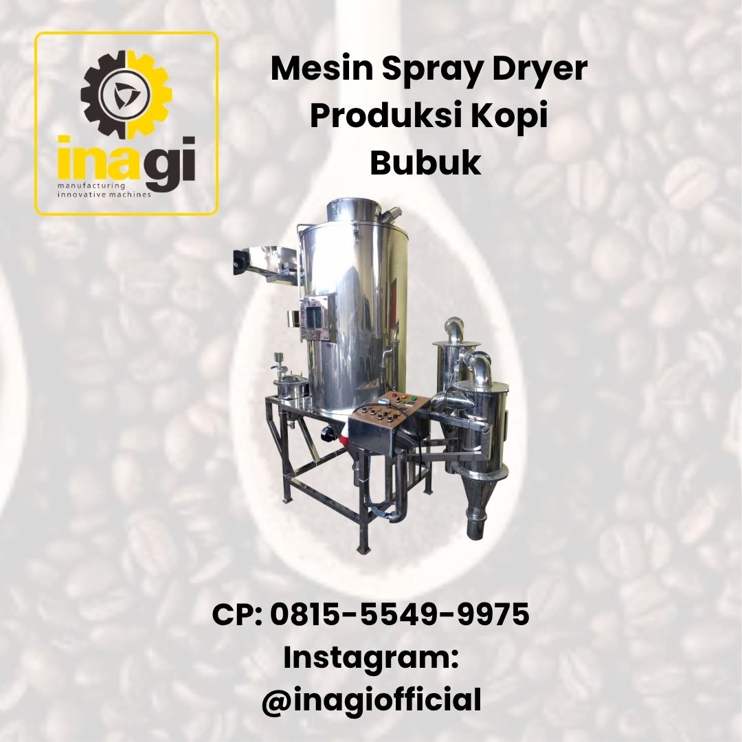 mesin spray dryer untuk kopi bubuk
