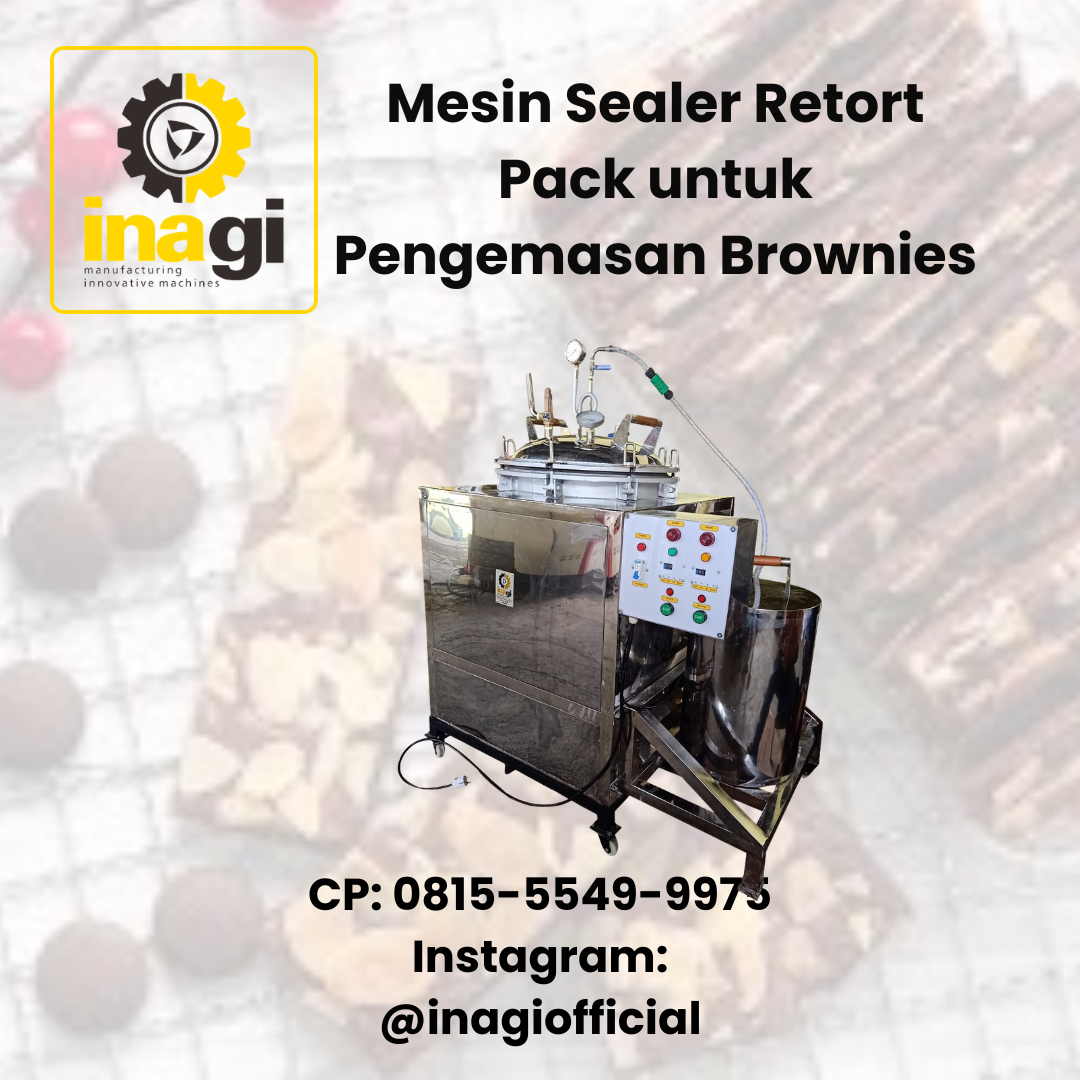mesin retort pack untuk brownies
