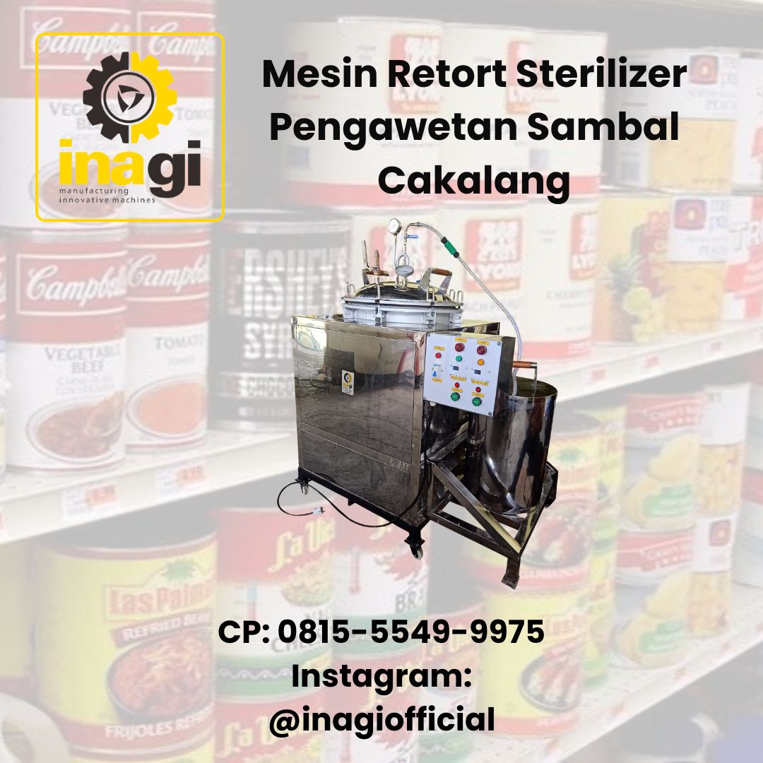 Mesin Retort Sterilizer Sambal Cakalang Tetap Aman