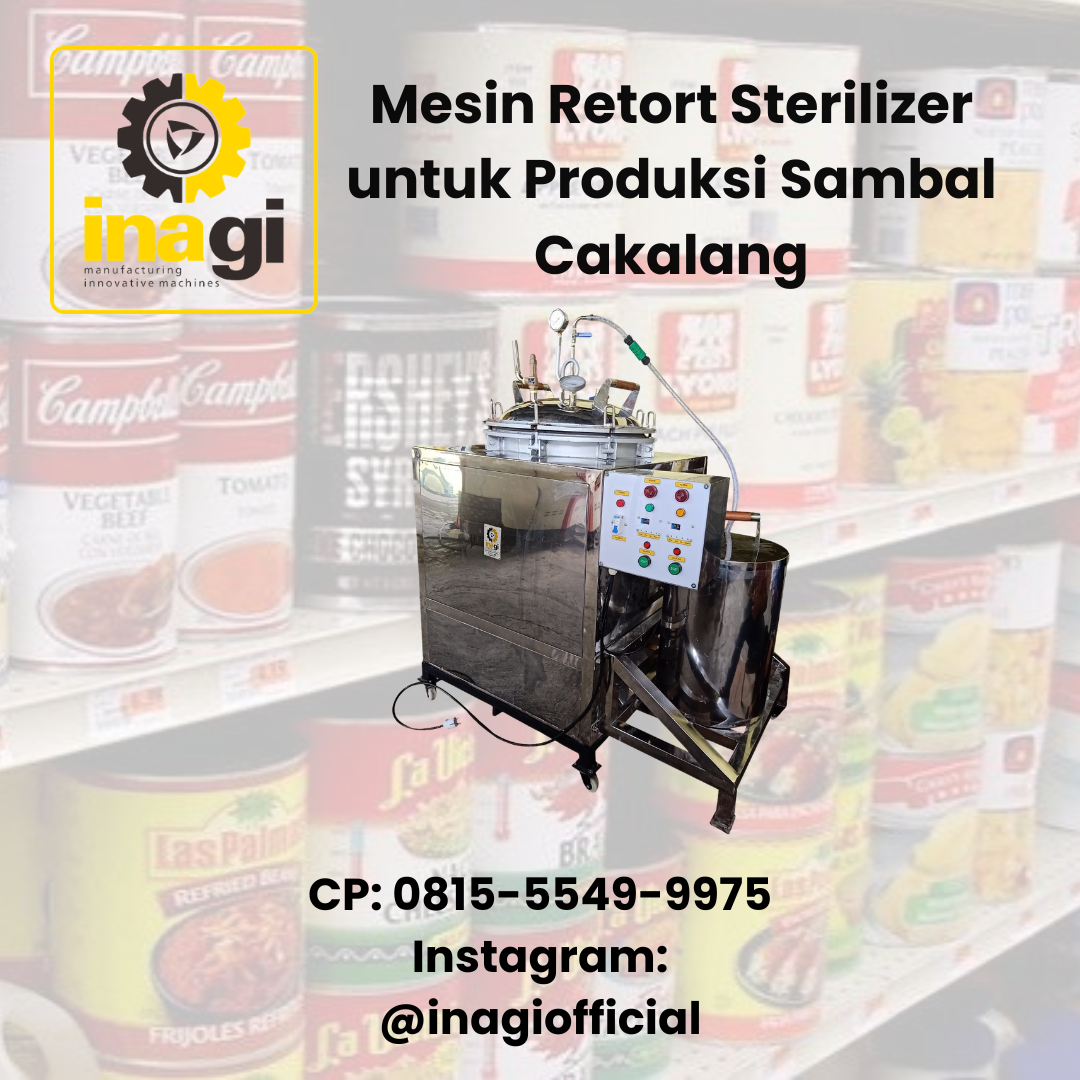 Mesin Retort Sterilizer untuk Produksi Sambal Cakalang