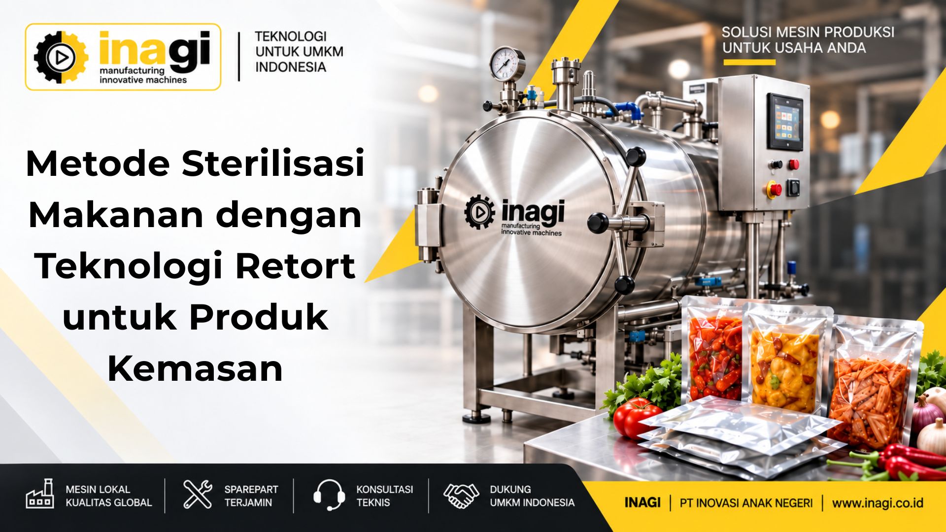Metode Sterilisasi Makanan dengan Teknologi Retort untuk Produk Kemasan