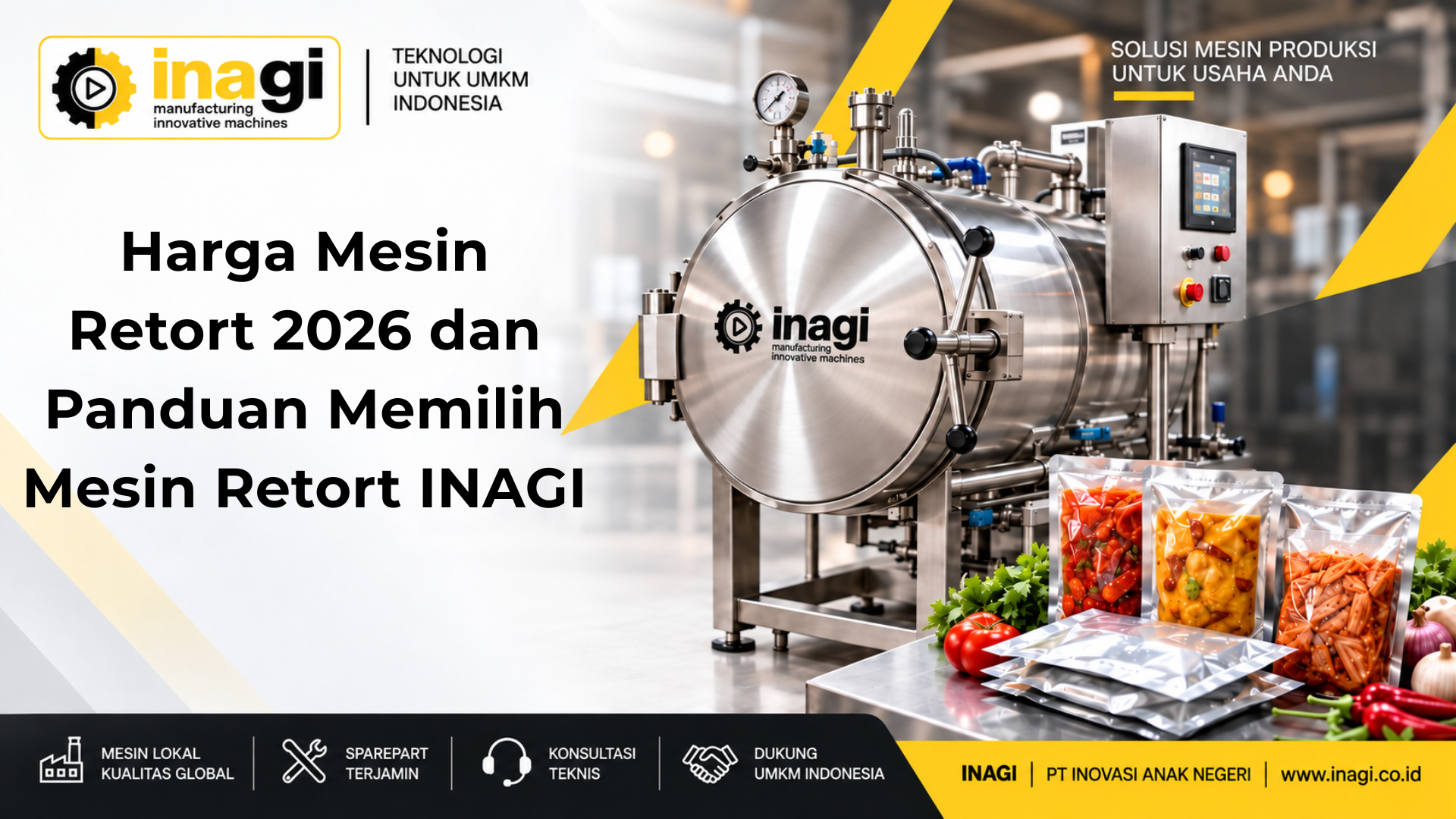 Harga Mesin Retort 2026 dan Panduan Memilih Mesin Retort INAGI