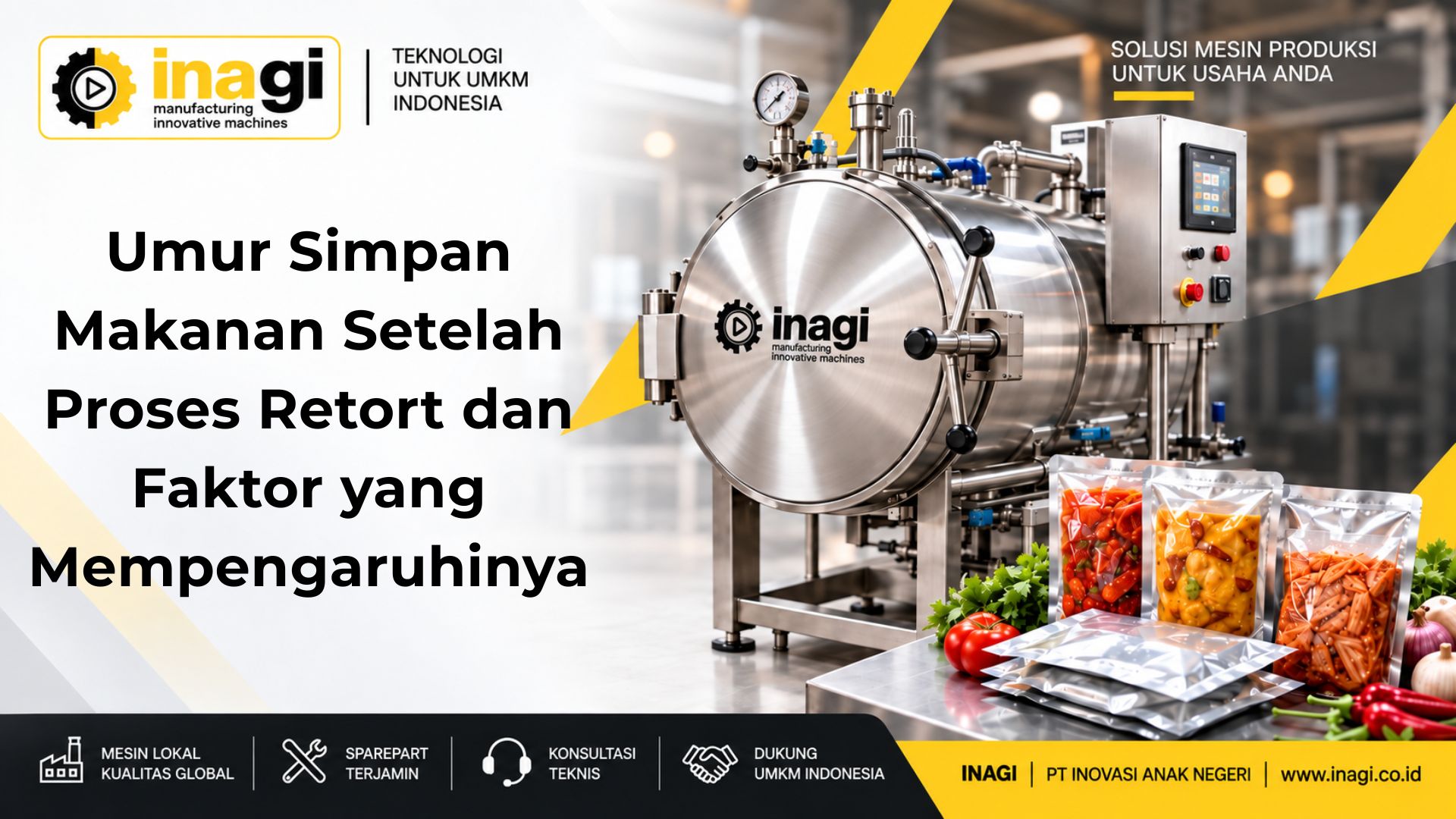 Umur Simpan Makanan Setelah Proses Retort dan Faktor yang Mempengaruhinya
