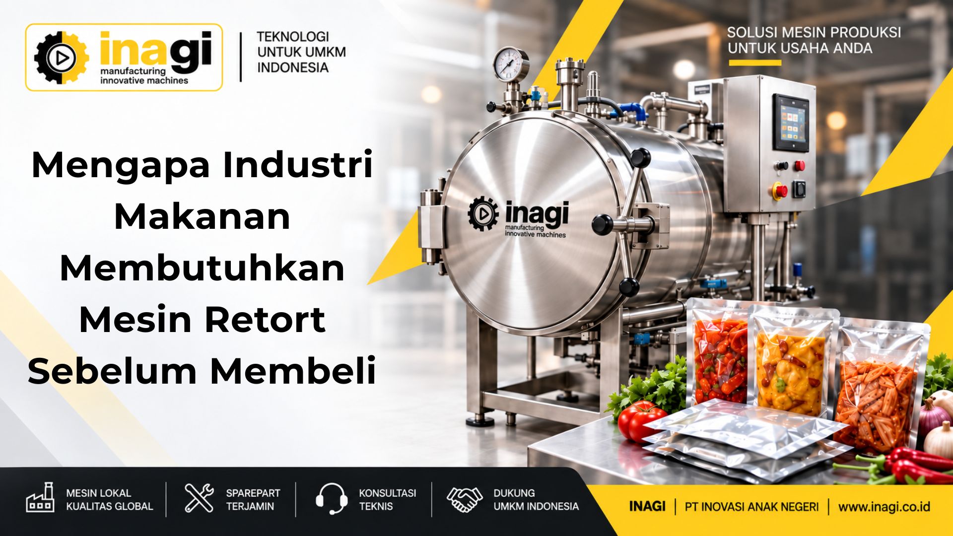 Mengapa Industri Makanan Membutuhkan Mesin Retort
