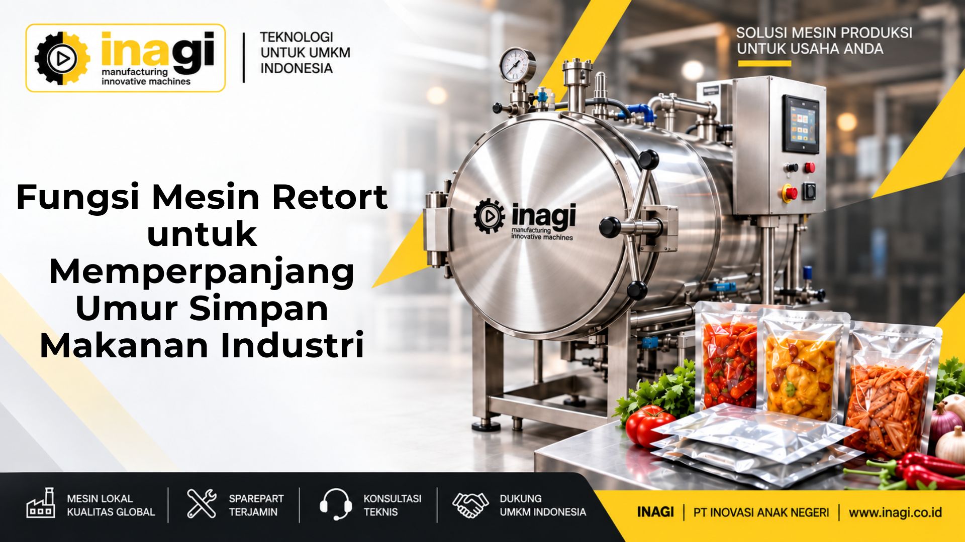 Fungsi Mesin Retort