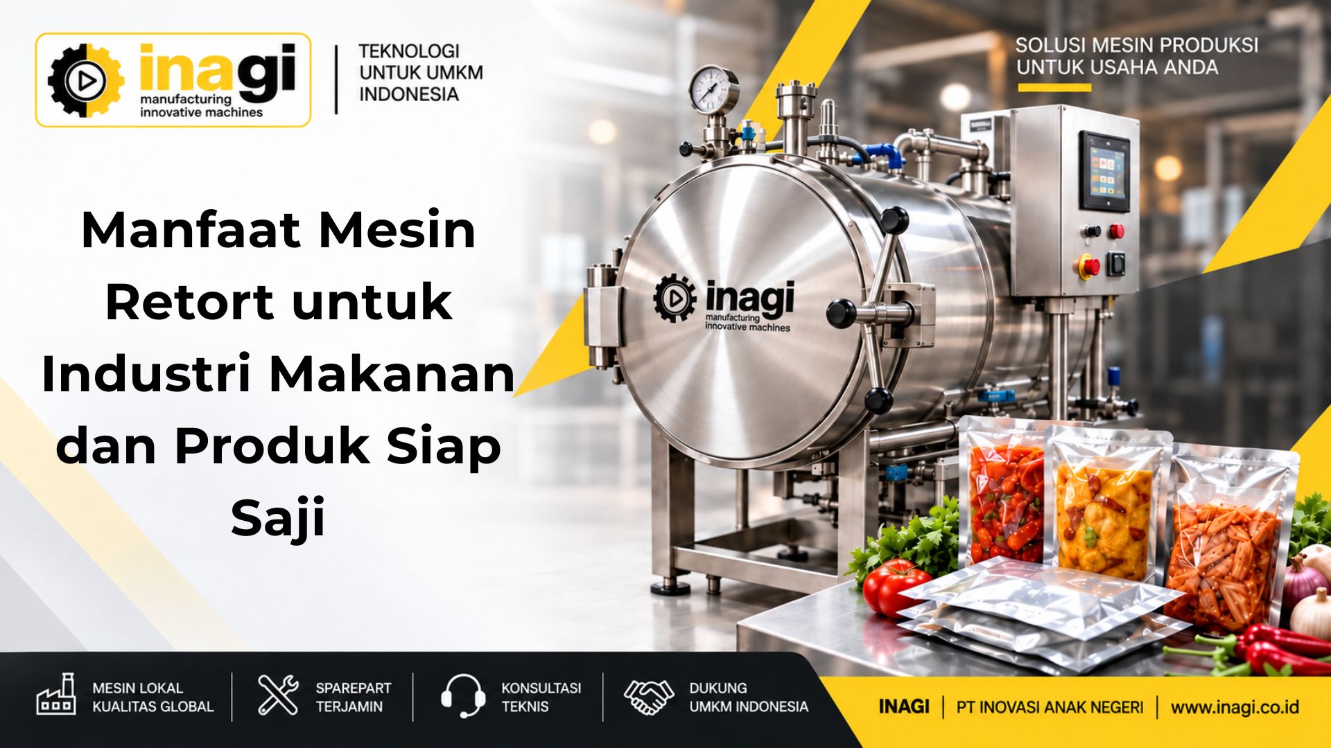 Manfaat Mesin Retort untuk Industri Makanan dan Produk Siap Saji