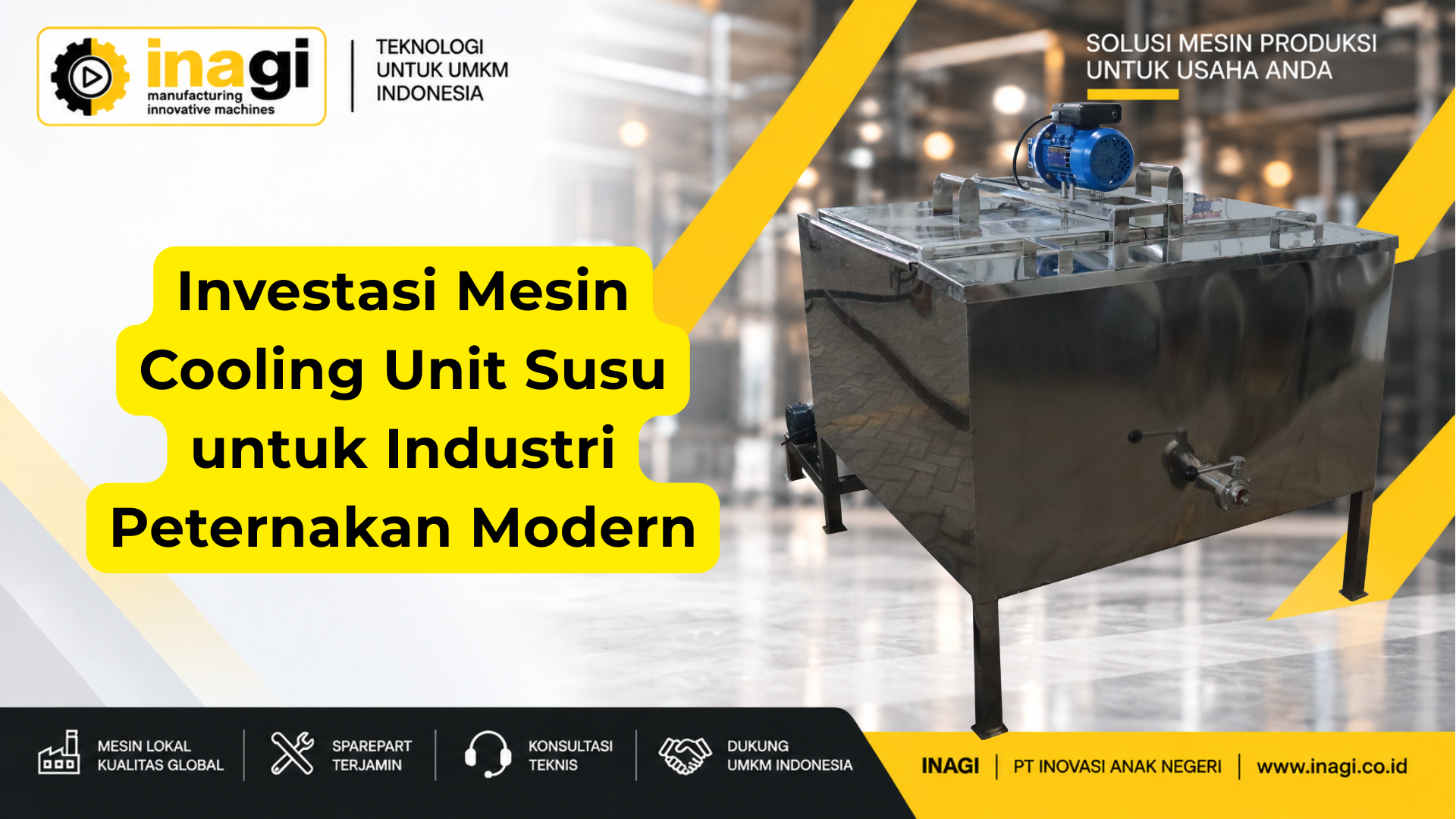 mesin cooling unit susu
