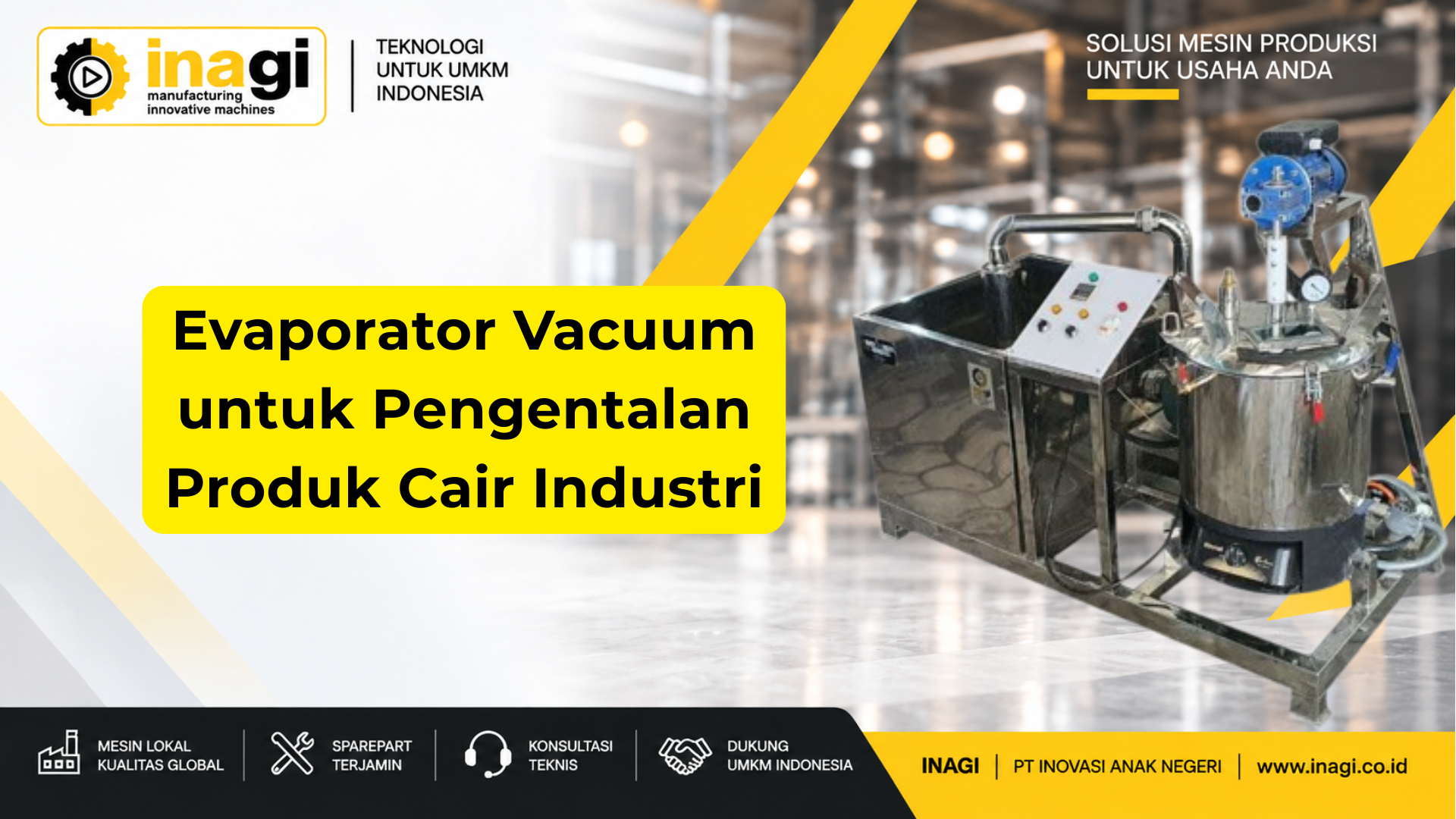 Mesin Evaporator Vacuum