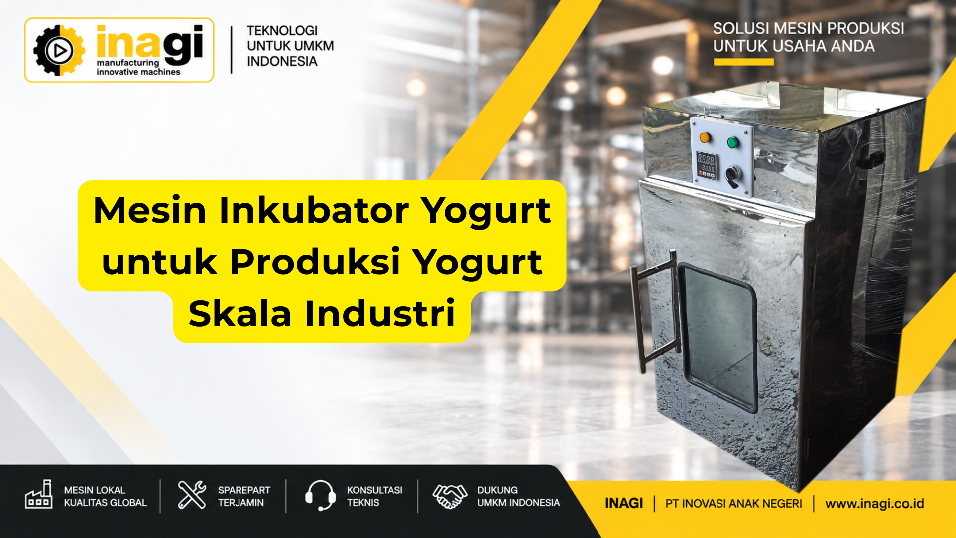 mesin inkubator yogurt