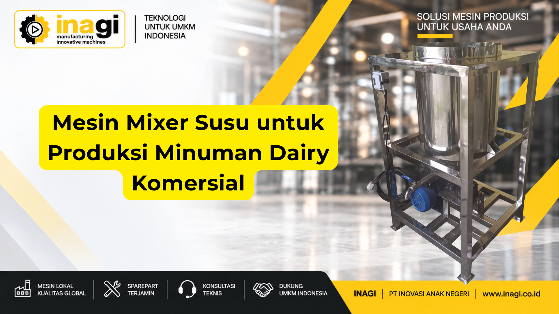 mesin mixer susu