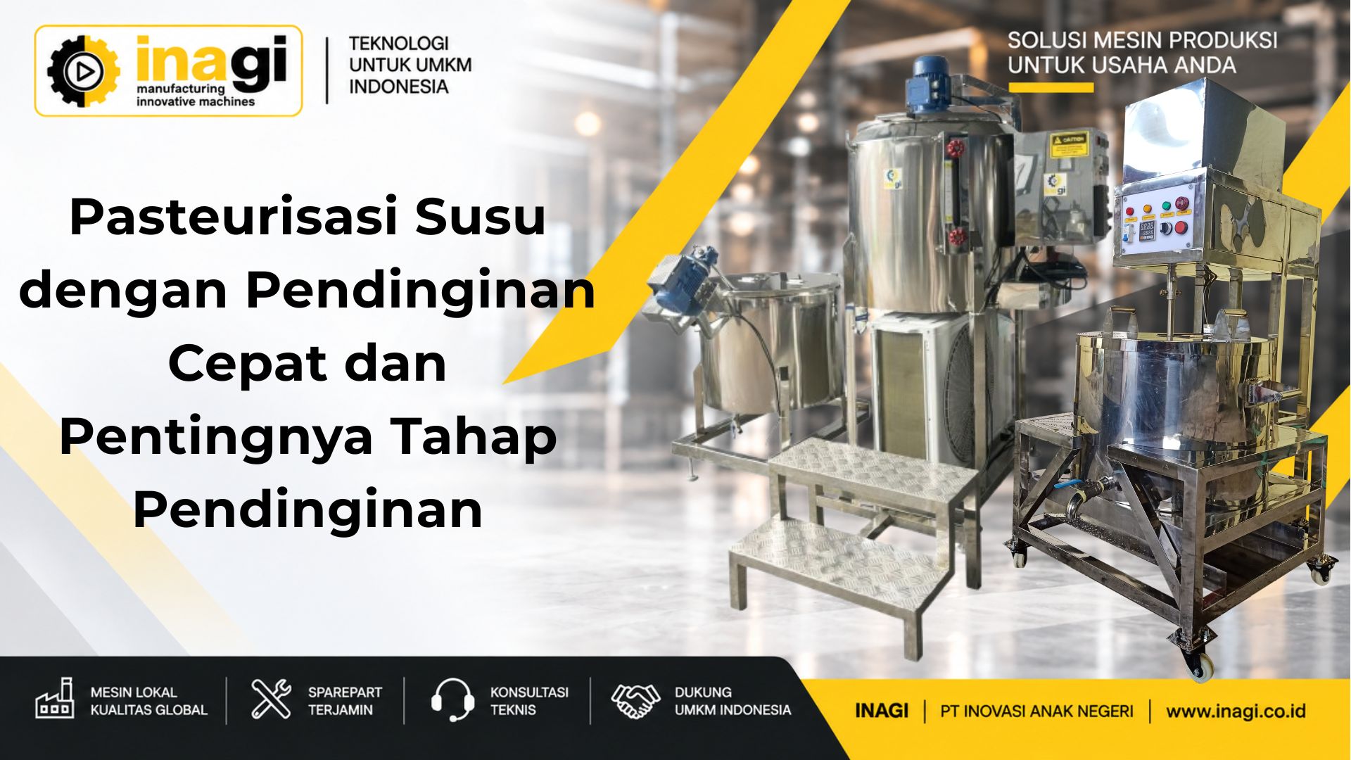 Pasteurisasi Susu dengan Pendinginan Cepat dan Pentingnya Tahap Pendinginan