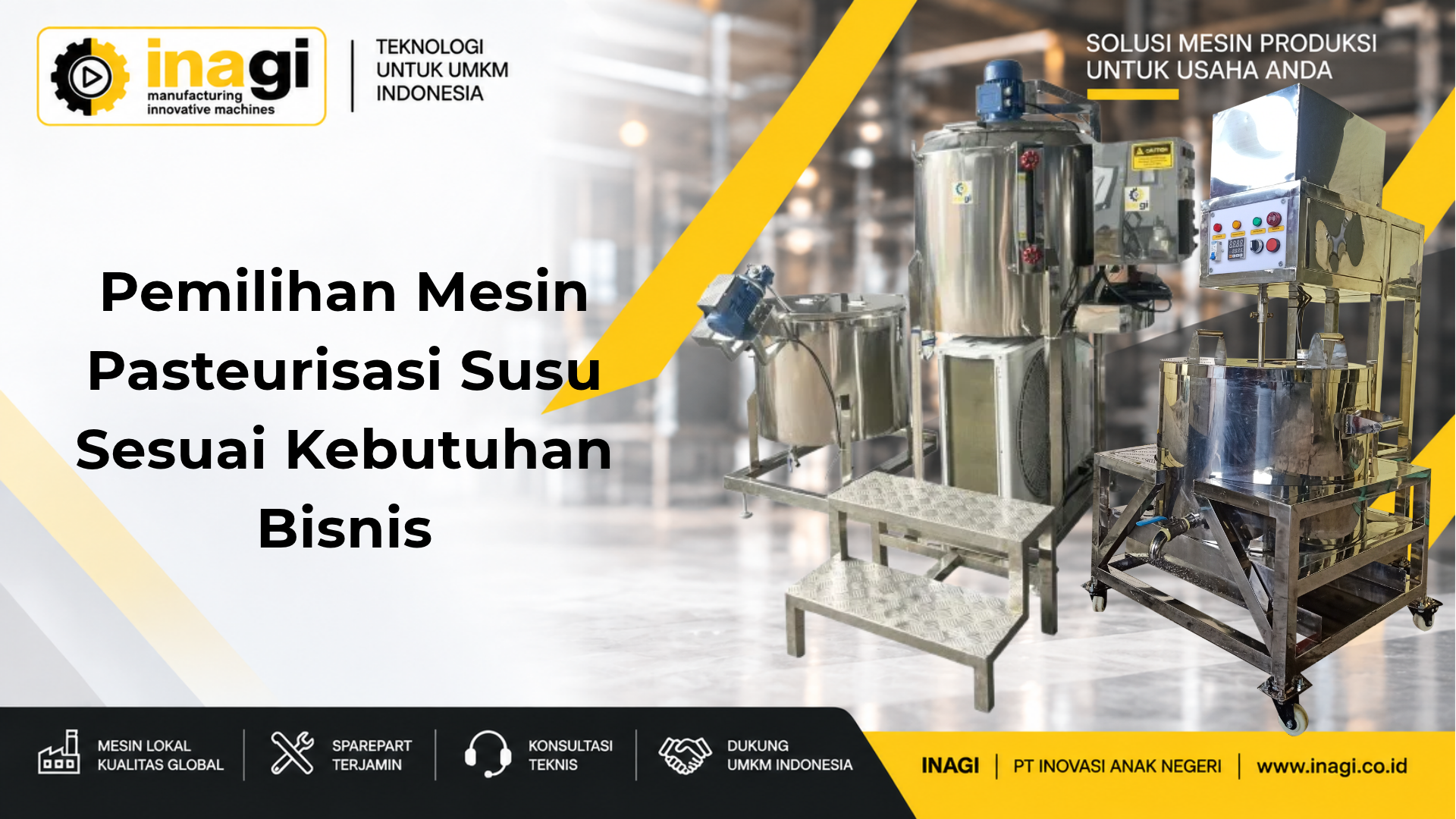 Pemilihan Mesin Pasteurisasi Susu