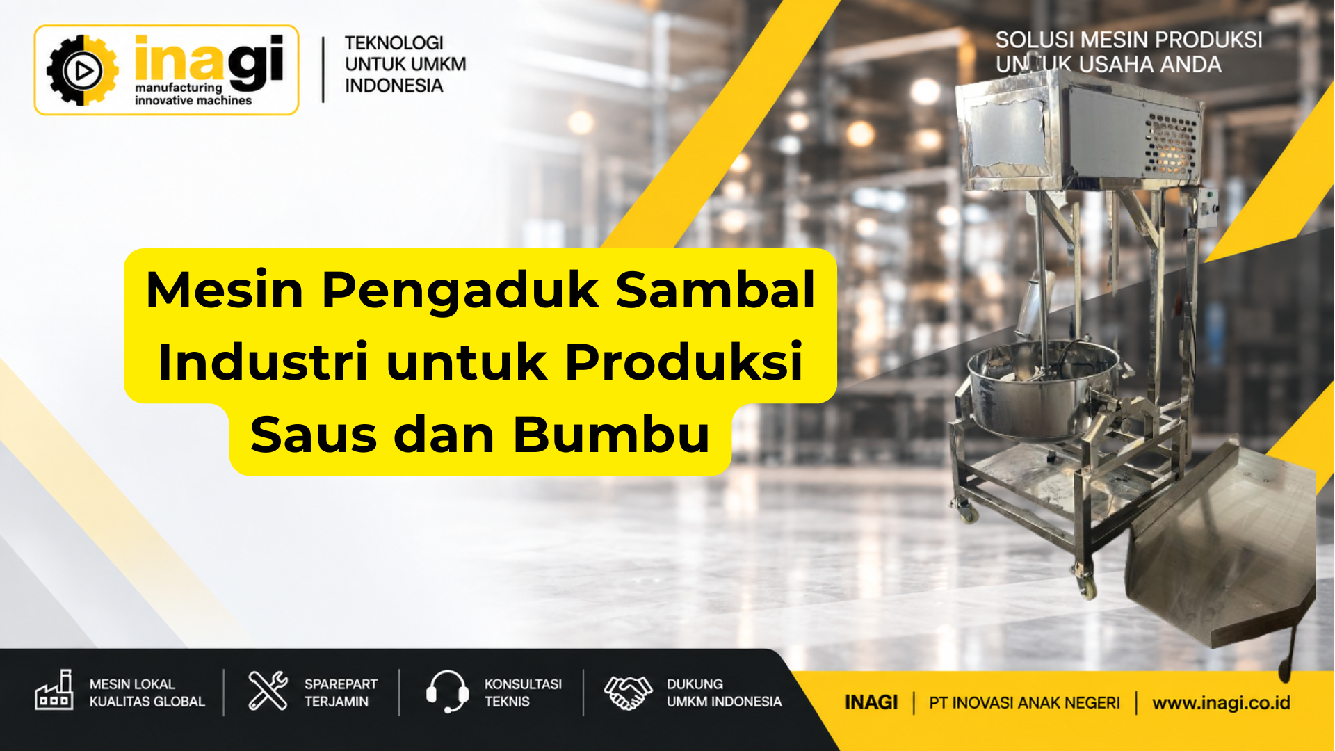 mesin pengaduk sambal