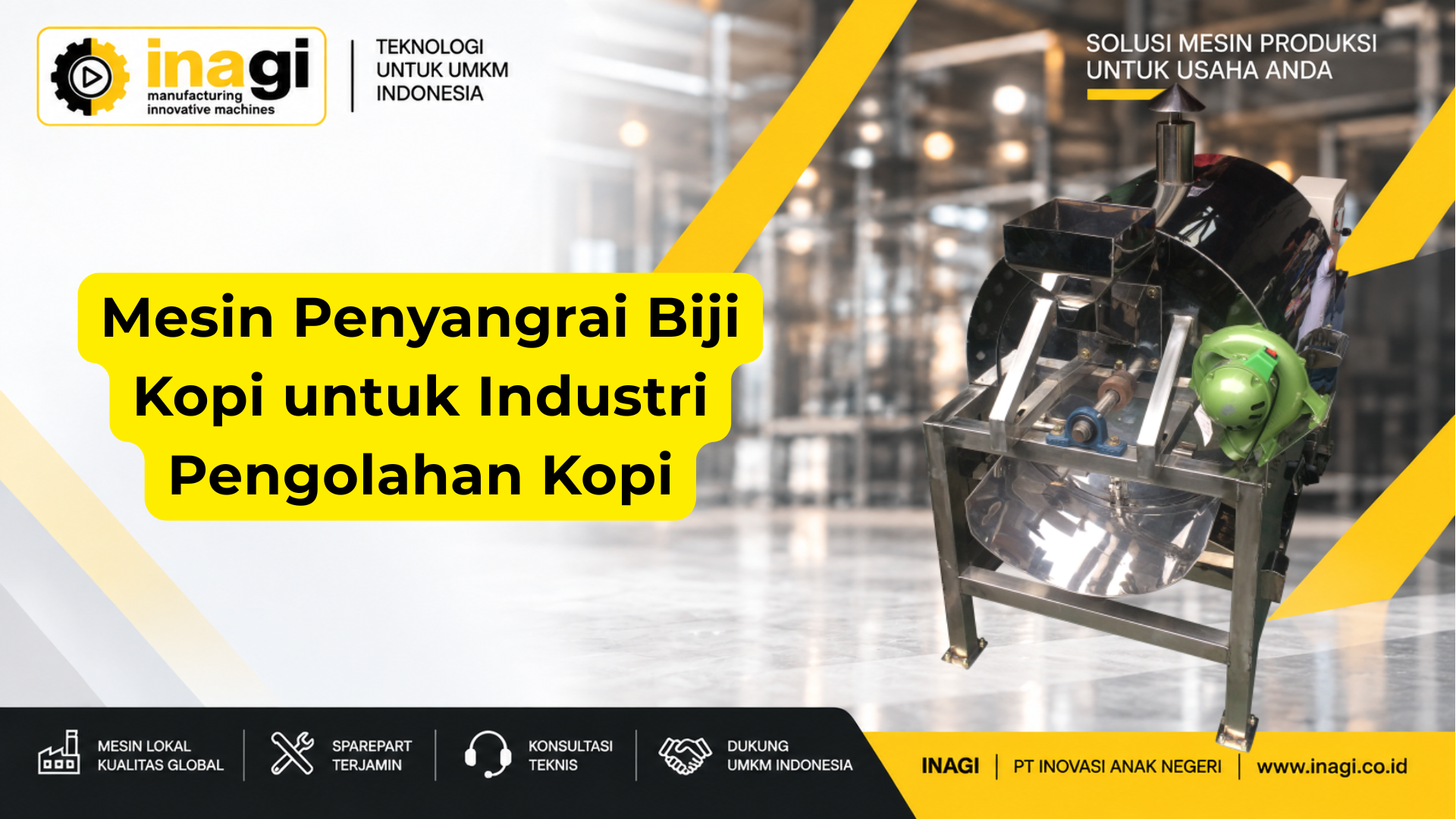 mesin penyangrai biji kopi