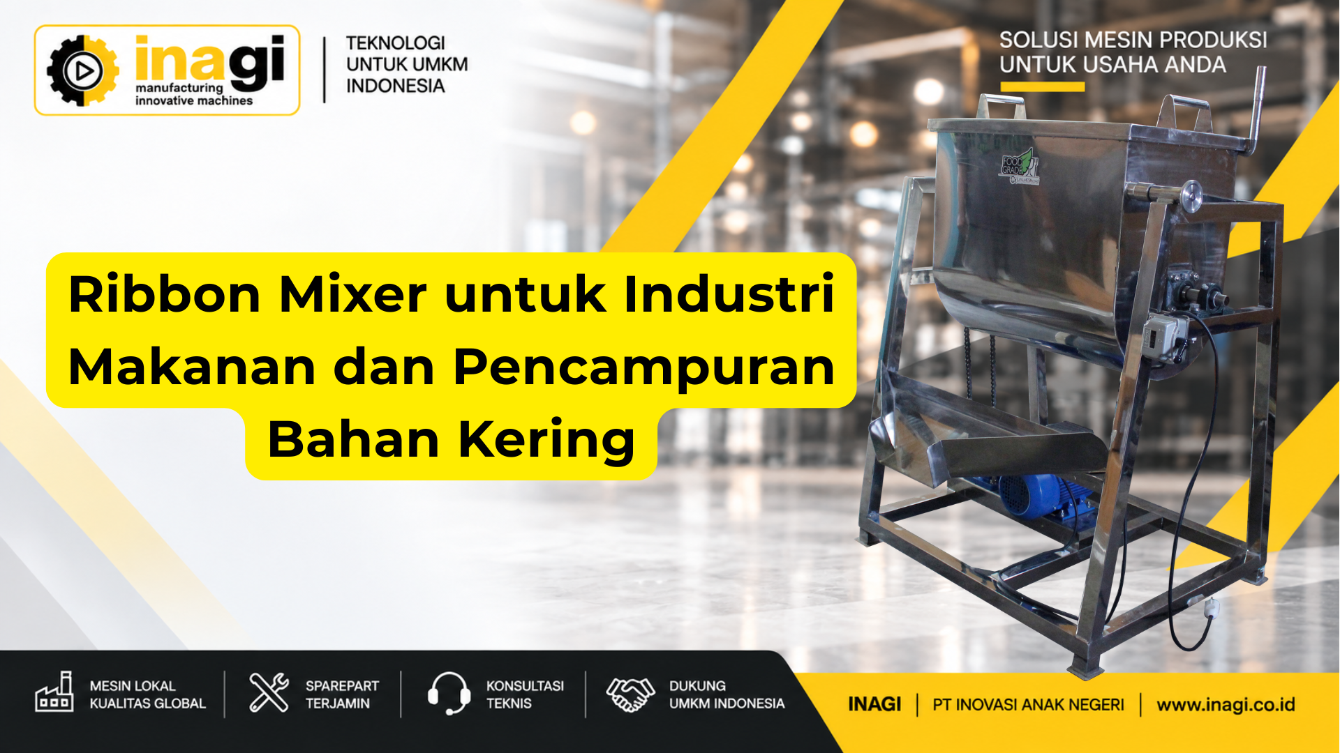 Mesin Ribbon Mixer